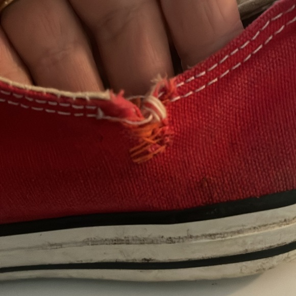 Red converse all star sneakers size 12 - Picture 10 of 10